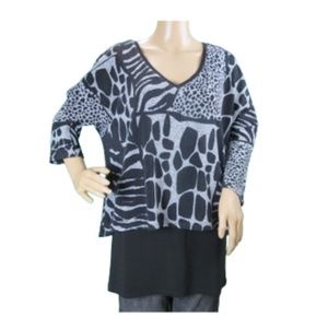 Frank Lyman Animal Print Tunic